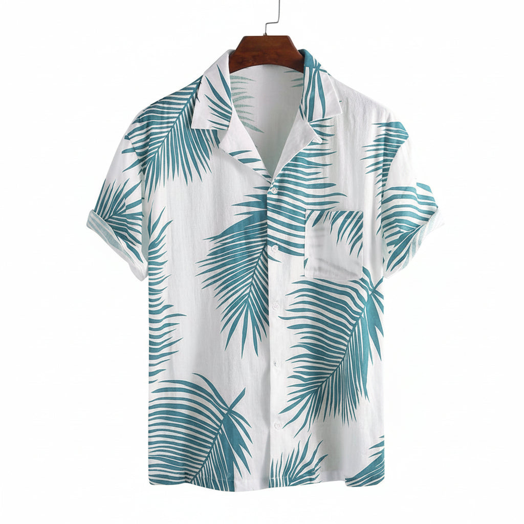 Fashion Casual Hawaiian Shirts For Men Short Sleeve