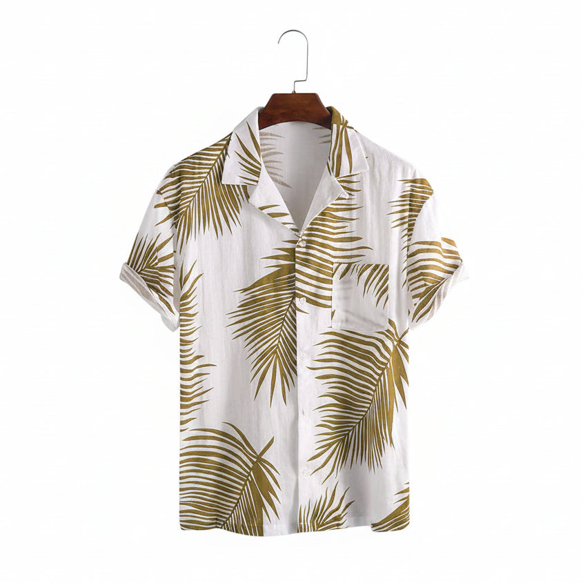 Fashion Casual Hawaiian Shirts For Men Short Sleeve