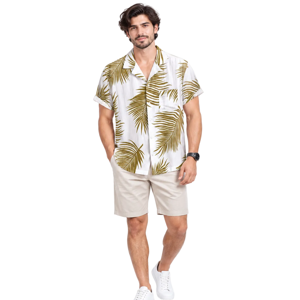 Fashion Casual Hawaiian Shirts For Men Short Sleeve