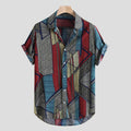 Hawaii Hip Hop Printing Shirts For Men Short Sleeve