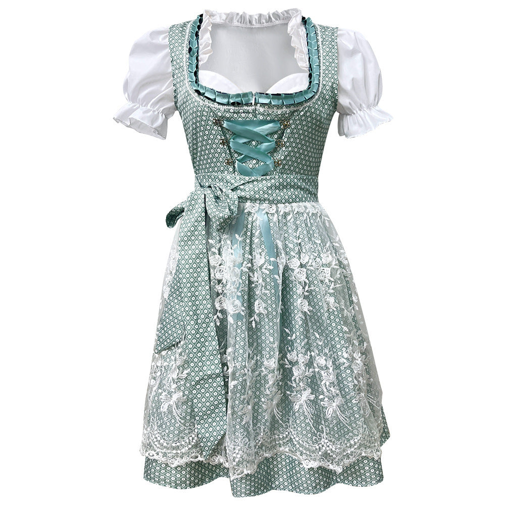 New Traditional Ethnic Print Plus Size Dress For Women