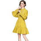 Round Neck Embroidered Cotton Dress For Women