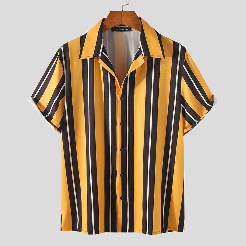 Soft Shirts For Men Summer Streetwear Casual Fit