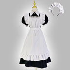 Traditional Maid Long Dress Uniform Cute Anime Style